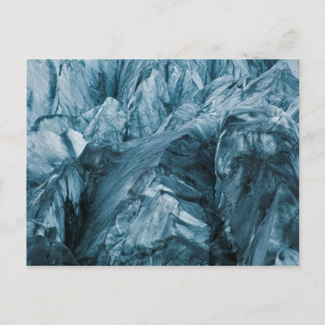 Abstract Pattern in Glacier | Iceland Postcard (Front)