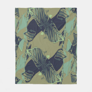 Abstract pattern in vintage background, modern, be fleece blanket