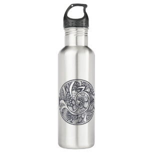 Abstract Pattern In Zen-Doodle Style 710 Ml Water Bottle