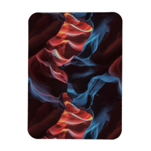 Abstract pattern inspired by  Antelope Canyon Magnet