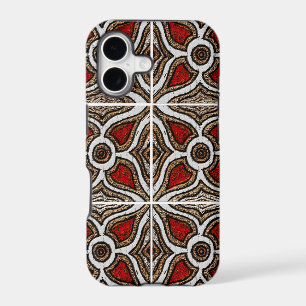 Abstract Pattern Inspired by Portuguese Azulejos
