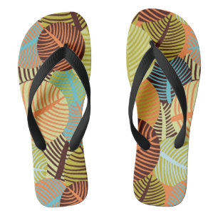 Abstract pattern jandals