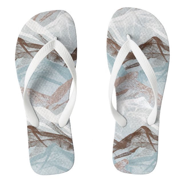 Abstract pattern jandals (Footbed)