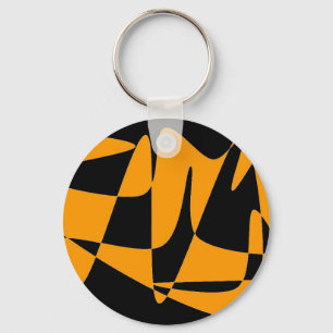Abstract Pattern Keychain