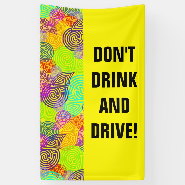 Abstract Pattern - labyrinths coloured + your back Banner (Vertical)