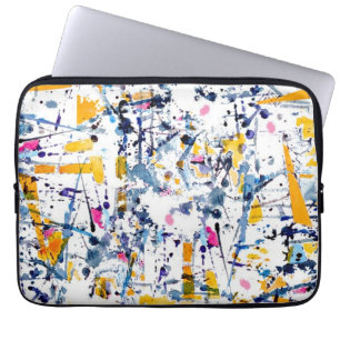 Abstract pattern laptop sleeve