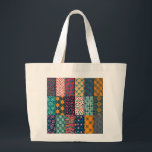 Abstract Pattern Large Tote Bag<br><div class="desc">Patterns</div>