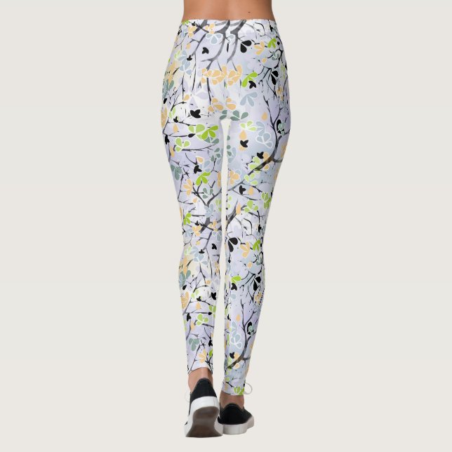 Abstract pattern leggings (Back)