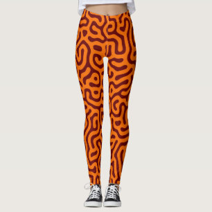 Abstract pattern leggings