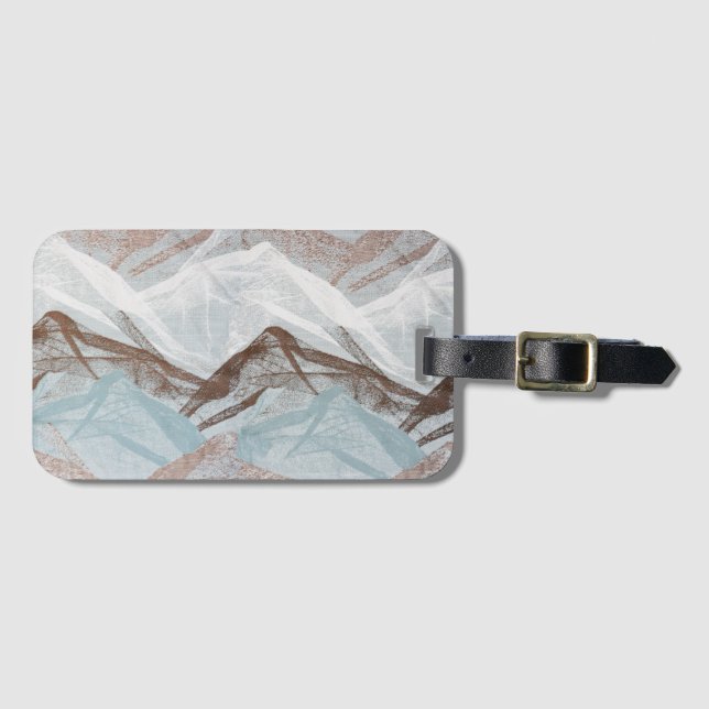 Abstract pattern luggage tag (Front Horizontal)