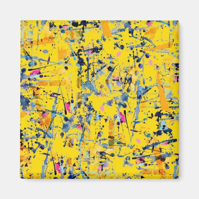 Abstract pattern magnet (Front)