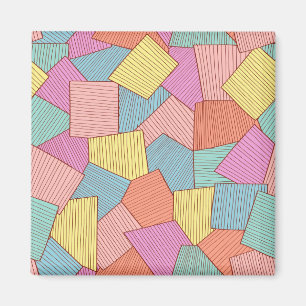 Abstract pattern magnet