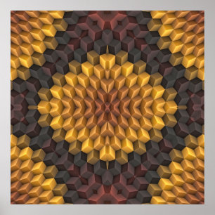 Abstract pattern manipulationabstract,art,artistic poster