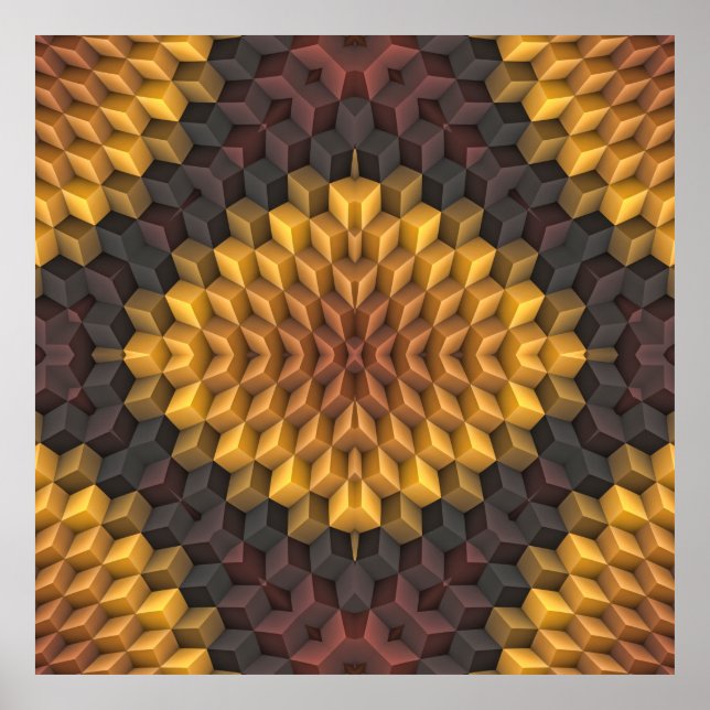 Abstract pattern manipulationabstract,art,artistic poster (Front)