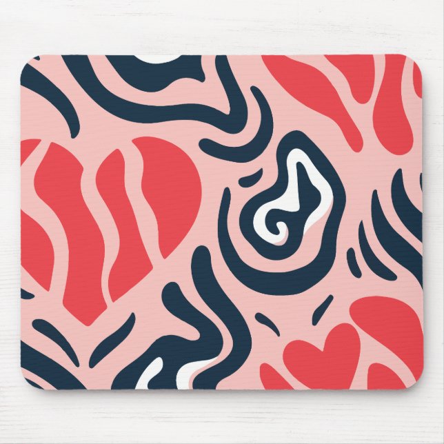 abstract pattern mouse pad (Front)