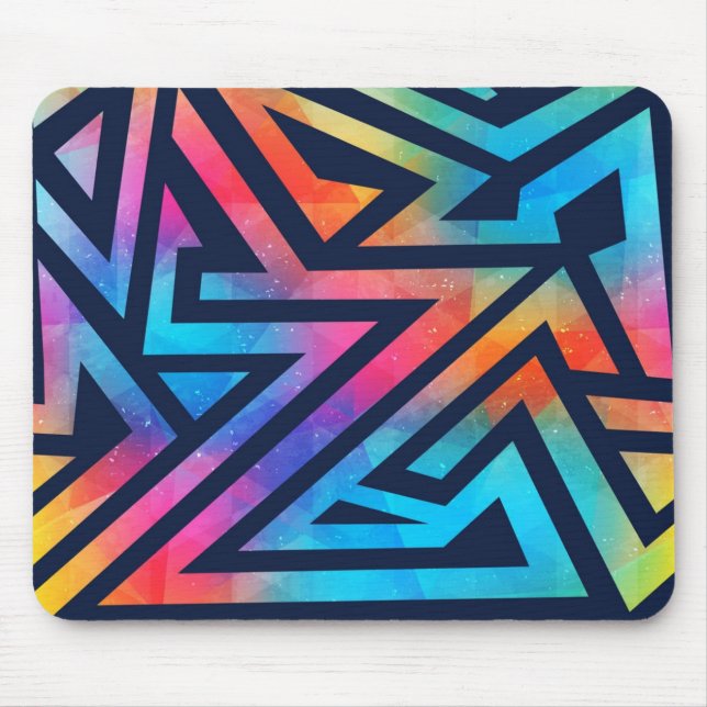 Abstract pattern mouse pad (Front)