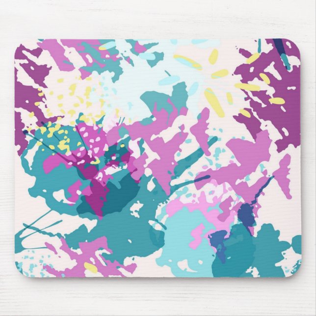 Abstract pattern mouse pad (Front)