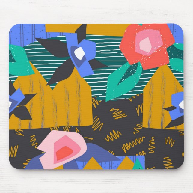 Abstract pattern mouse pad (Front)