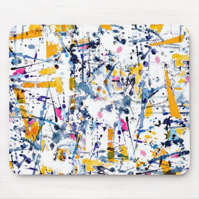 Abstract pattern mouse pad (Front)