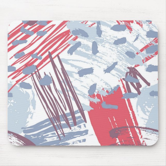 Abstract pattern mouse pad (Front)