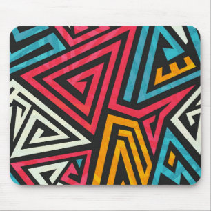 Abstract pattern mouse pad