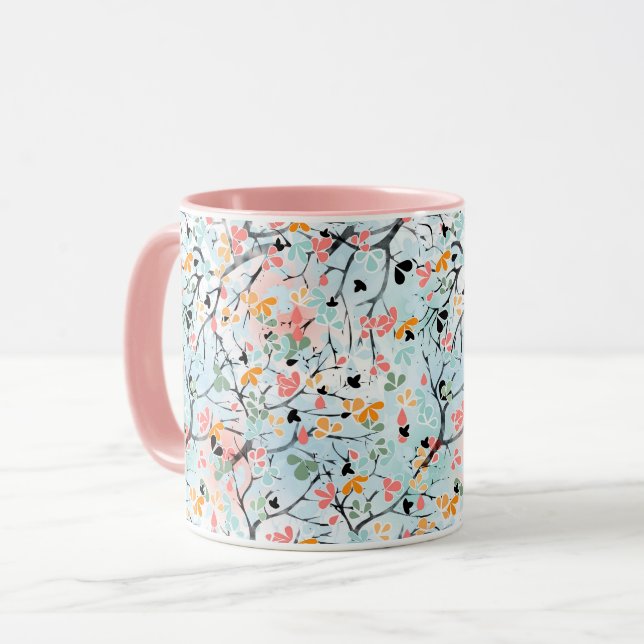 Abstract pattern mug (Front Left)