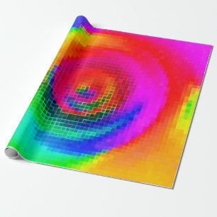 abstract pattern, multicolored geometric wallpaper wrapping paper