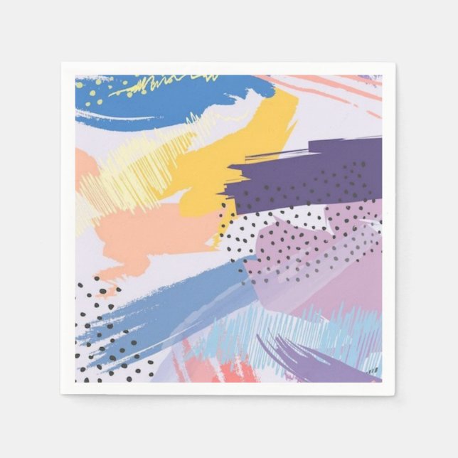 Abstract pattern napkin (Front)