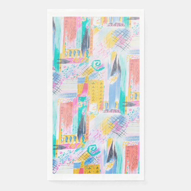 Abstract pattern napkin (Front)