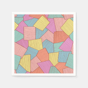 Abstract pattern napkin