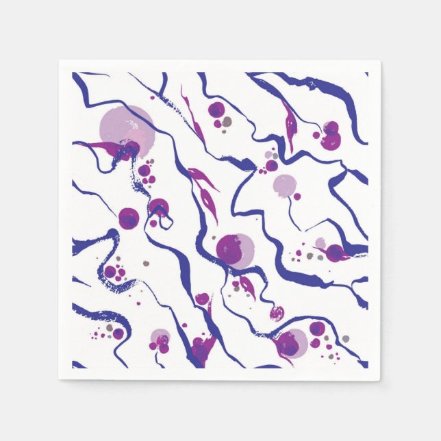 Abstract pattern napkin (Front)