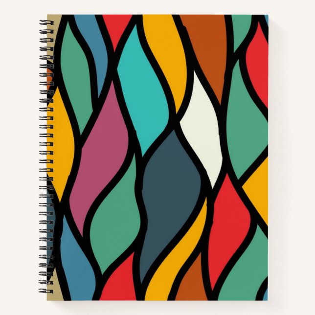 Abstract pattern notebook (Front)