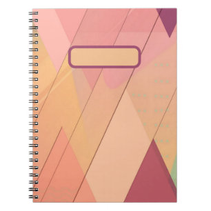 Abstract  pattern  notebook