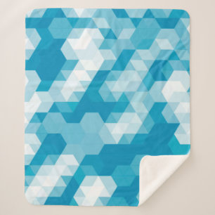 Abstract pattern of geometric shapes backgroundabs sherpa blanket