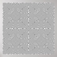 Abstract pattern of wavy stripes or rippled 3D rel