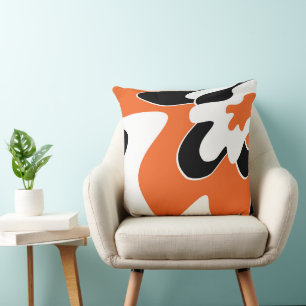 Abstract pattern - orange cushion