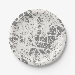 Abstract pattern paper plate