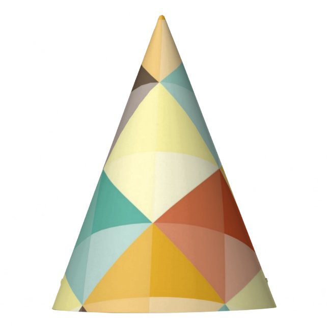 Abstract pattern party hat (Front)