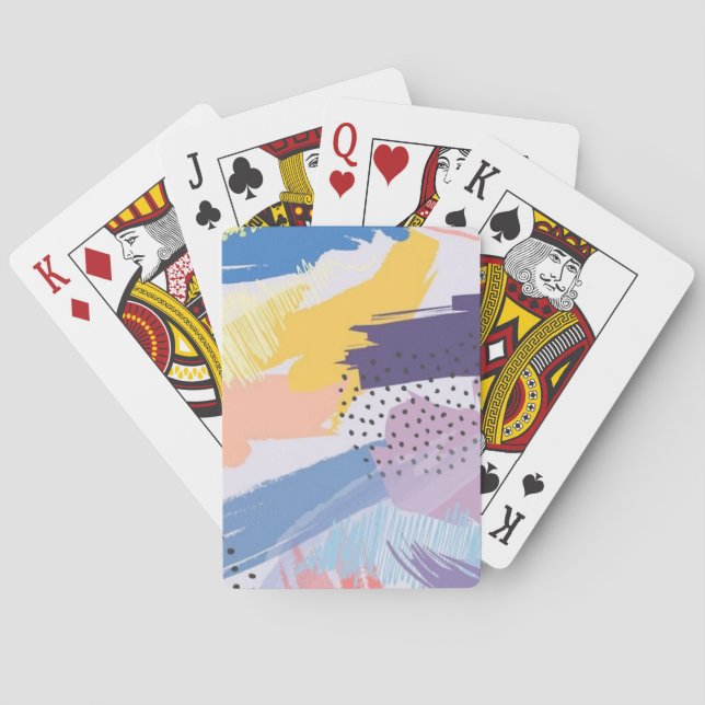 Abstract pattern playing cards (Back)