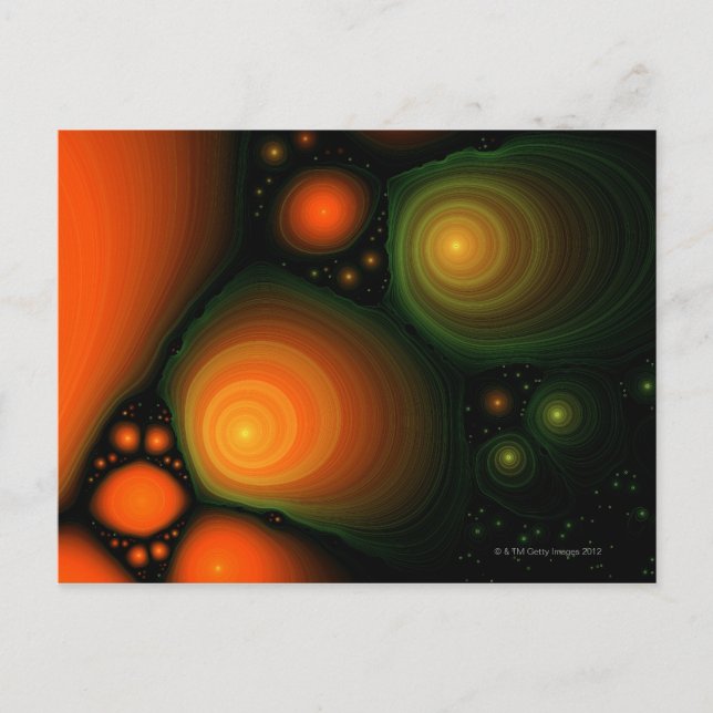 Abstract pattern postcard (Front)