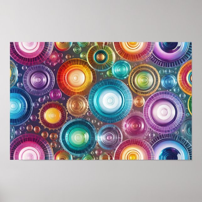 Abstract Pattern Poster (Front)