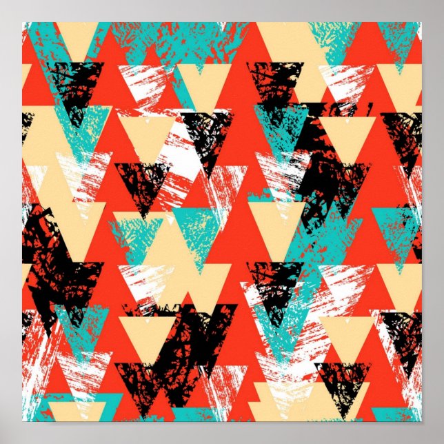 Abstract pattern poster (Front)