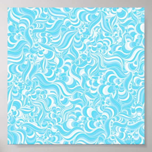 Abstract pattern poster (Front)