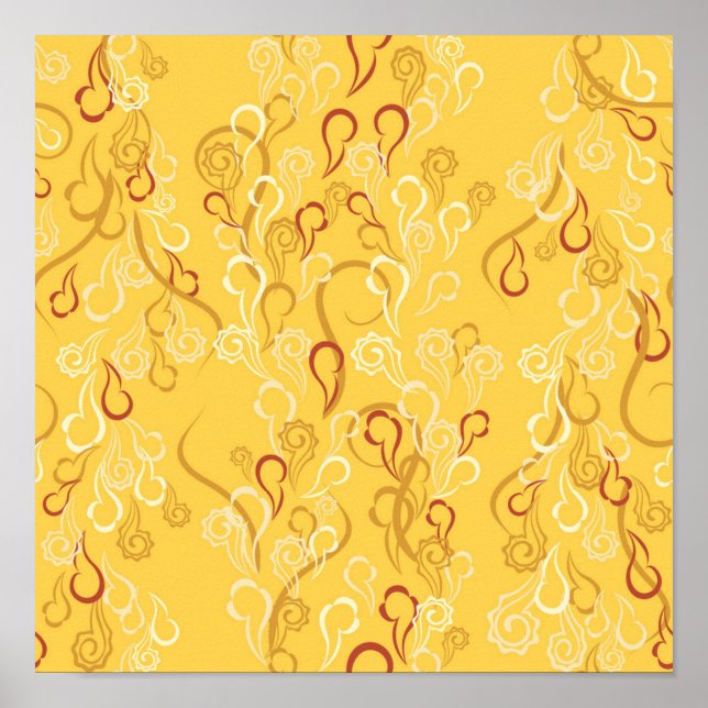 Abstract pattern poster (Front)