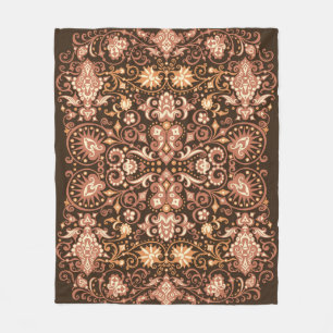 Abstract pattern. Psychedelic colors wavy backgrou Fleece Blanket