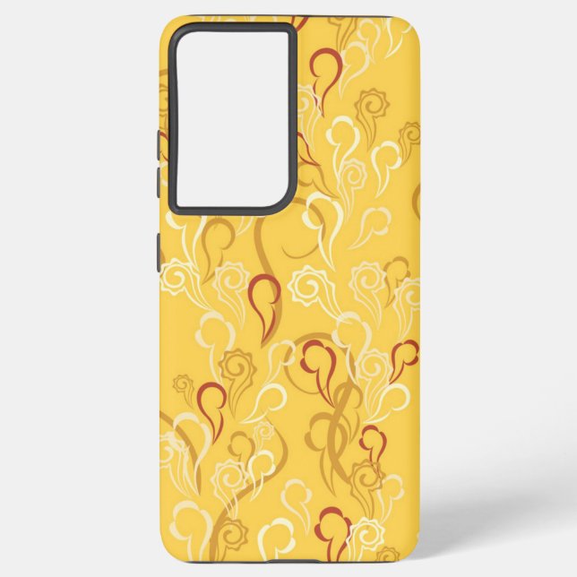 Abstract pattern samsung galaxy s21 ultra case (Back)