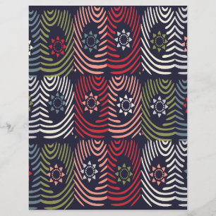 Abstract Pattern Scrapbook Paper