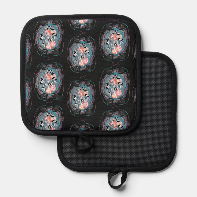 Abstract pattern , seamless illustration 7 pot holder (Front/Back)