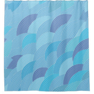 Abstract pattern shower curtain