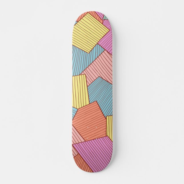 Abstract pattern skateboard (Front)
